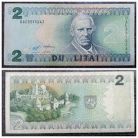 2 лита Литва 1993 г. серия DAE