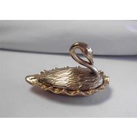 Шкатулка Таблетница Бонбоньерка Лебедь