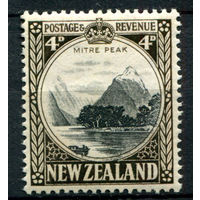 Британские колонии - Новая Зеландия - 1935г. - гора, 4 p - 1 марка - MNH [Mi 195]. #3-WB-102-B-1