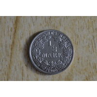 Германия 1/2 марки 1906 Е