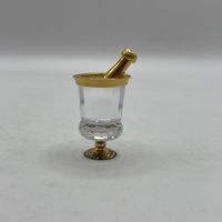 Коллекционная миниатюра Шампанское в ведерке Swarovski. Арт 3428