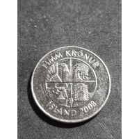 Исландия 5 крон 2008