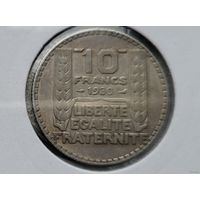 10 франков 1930 Франция Третья Республика! Серебро 10 грамм 680 пробы 0,219 унции! ВОЗМОЖЕН ОБМЕН!