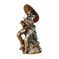 Статуэтки Лиса с зонтиком Бронза