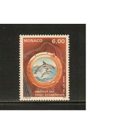 Монако-1994(Мих.2191) , ** , Морская Фауна,  Дельфины(одиночка)