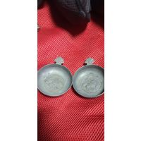 Пепельница  гаситель Пьютер  олово Германия