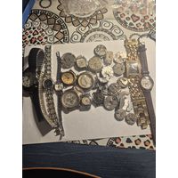 Часы и запчасти. Есть рабочие есть ремонт