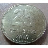 25 сентавос 2009 Аргентина
