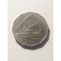 Фиджи 50 центов 1997