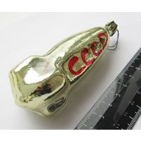 Все лоты с рубля.Елочная игрушка Ракета СССР.Агитация.