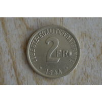 Франция 2 франка 1944