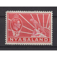 1938 Ньясаленд /NYASALAND** 2d Леопард, Георг VI