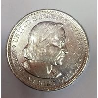 1/2 доллара 1893 - США Колумб - Достойное состояние! серебро 19 века!