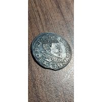 Отличные 3 гроша (Трояк) 1595 года. СОХРАН. Торг. Смотрите другие мои лоты