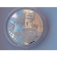 Монета 25 рублей 2002 г П. С. Нахимов Серебро 900 пр. Вес 155,5 гр