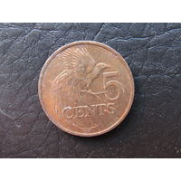Тринидад и Тобаго. 5 центов. 2002. С 20 копеек. Распродажа коллекции. Смотрите другие лоты.