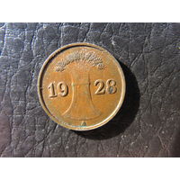 1 пфенниг.1928A. С рубля. Распродажа коллекции. Смотрите другие лоты.