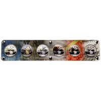 Китай 6х10 юаней 2017г.: "Панда 2017 Prestige Set". Монеты в магнитном акриловом стенде; деревянном подарочном футляре; сертификат. СЕРЕБРО 6х30гр.