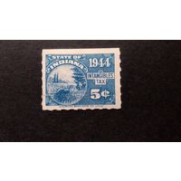 США\а76\ 1944 налоговая марка  штата Индиана