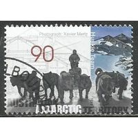 Австралийская Антарктика. Транспорт. Собачья упряжка. 1999г. Mi#121.