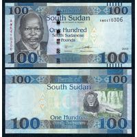 Южный Судан 100 фунтов 2019 год, UNC