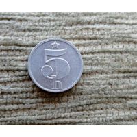 Werty71 Чехословакия 5 геллеров 1986