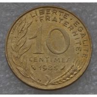 Франция, 10 сантимов 1985 г.