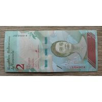Werty71 Венесуэла 2 боливаров 2018  банкнота