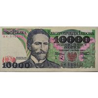 Польша 10000 Злотых BK - 1988 VF 399