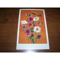 Цветы Поздравляю 1976 год чистая