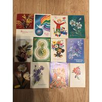 Открытки СССР 8 марта (45+)