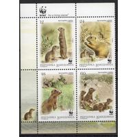 Македония 2011. Фауна суслик. 4 марки сцепка (610)