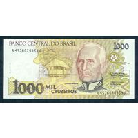 Бразилия 1000 Крузадо 1990 год, UNC