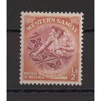 Западное Самоа / Western Samoa 1952 ** 1/2 D, туземка, мозаика, марка из серии