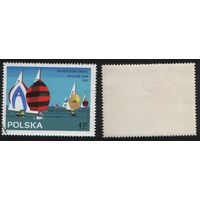 Польша (Mi)PL1591 (Яхты) 1965 год 1,35 zl группа Кадетский класс (a1-03 ТОРГ/ВАША ЦЕНА