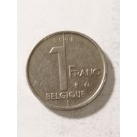 Бельгия 1 франк 1998