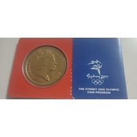 Австралия 5 долларов 2000г. Триатлон