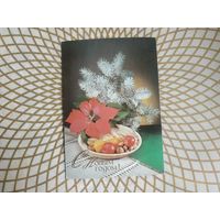 Открытка СССР 1989 год. Подписана . Д.Киндрова.Состояние на скане.Тираж 4,5 млн.