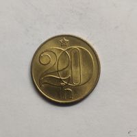 Чехословакия 20 геллеров 1990 г.