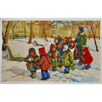 Открытка чистая 9х14 см. Художник Т.Скородумова. Репринт