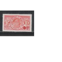 Сен-Пьер и Микелон-1915,(Мих.101)  * , Французские колонии, Стандарт,Надп. Красный Крест