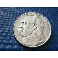 5 злотых 1935 год, пилсудский