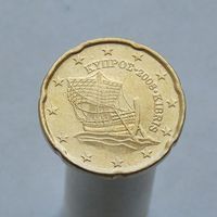 Кипр 20 евроцентов 2008