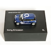 Mini Cooper One Aerodynamic Package Sony Ericsson O2 - Minichamps, 1:43 (ДЕФЕКТ)