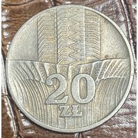 Монета 20 злотых 1974 год. Польша.