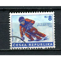 Чешская Республика - 1998 - Чемпионат мира по скибобу - [Mi. 170] - полная серия - 1 марка. Гашеная.  (Лот 63HN)-T2P19