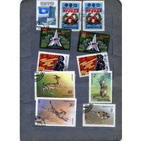 СССР, 1985,  СБОРНЫЙ ЛОТ  11м  по 10 коп шт, гашен