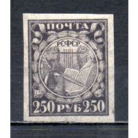 Стандартный выпуск РСФСР 1921 год 1 марка