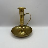 Подсвечник переносной латунный. Италия. Арт 3555