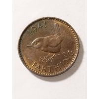 Великобритания 1 фартинг 1941